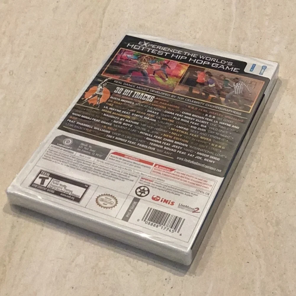 The Hip Hop Dance Experience Wii Game New
